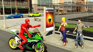 Superhero Bike Taxi Games 3D - Superhero Motorbike Taxi Games - Android Gameplay screenshot 4