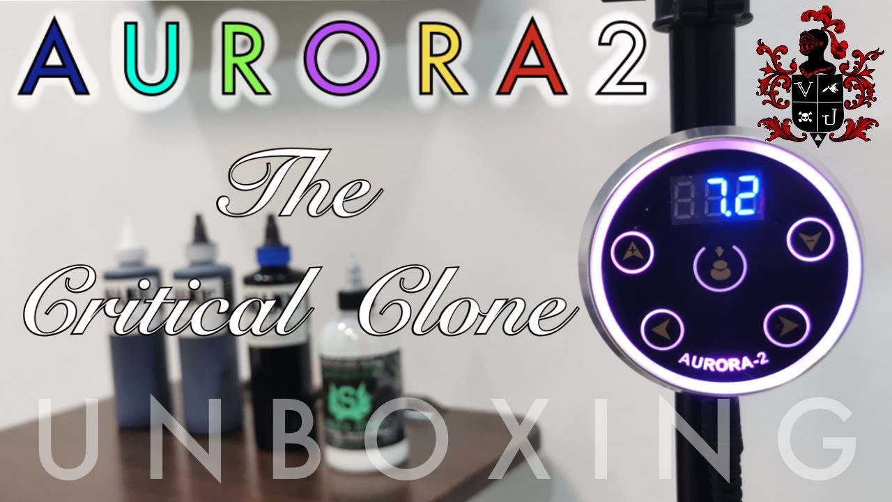 Aurora 2 Unboxing and Demo (Critical Atom X Clone) Budget tattoo