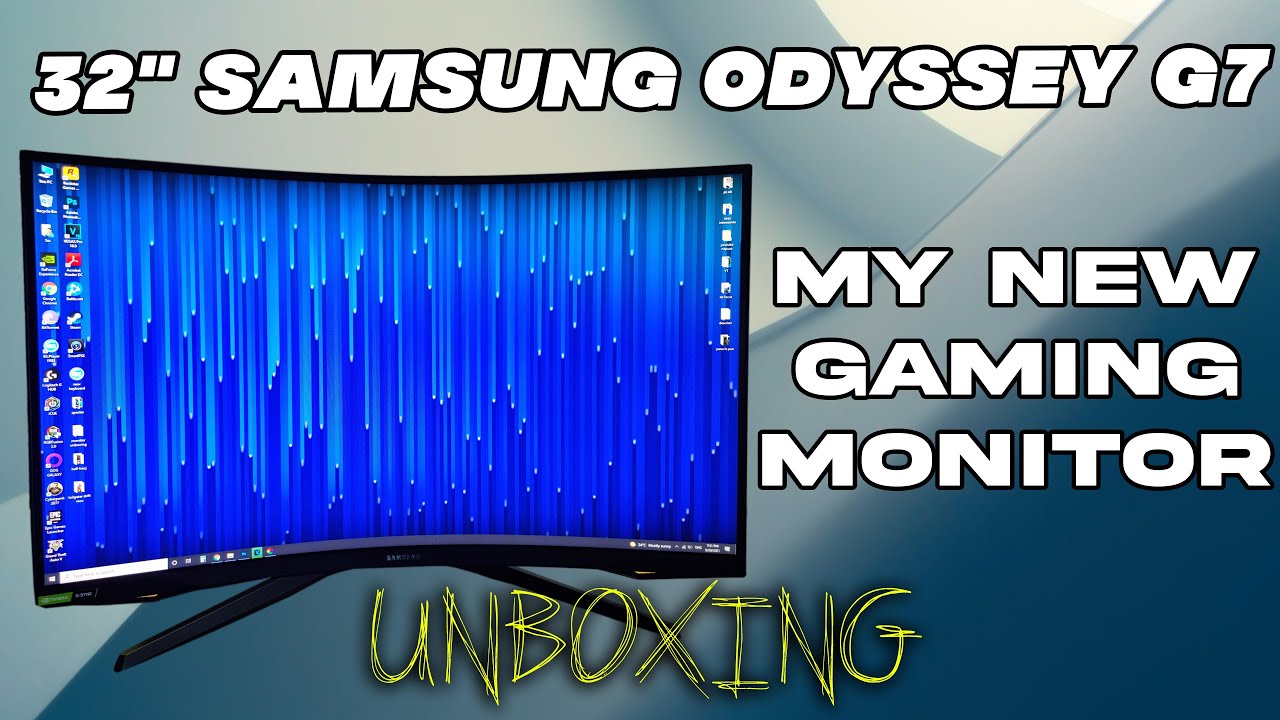 Samsung 32-inch Odyssey G7 4K Gaming Monitor Unboxing & Review