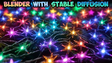 Blender with Stable Diffusion XL Tutorial - Christmas lights - img2img
