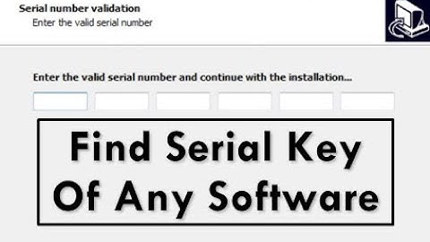 How To Find Serial Key Of Any Software 2018 (Google Hack).