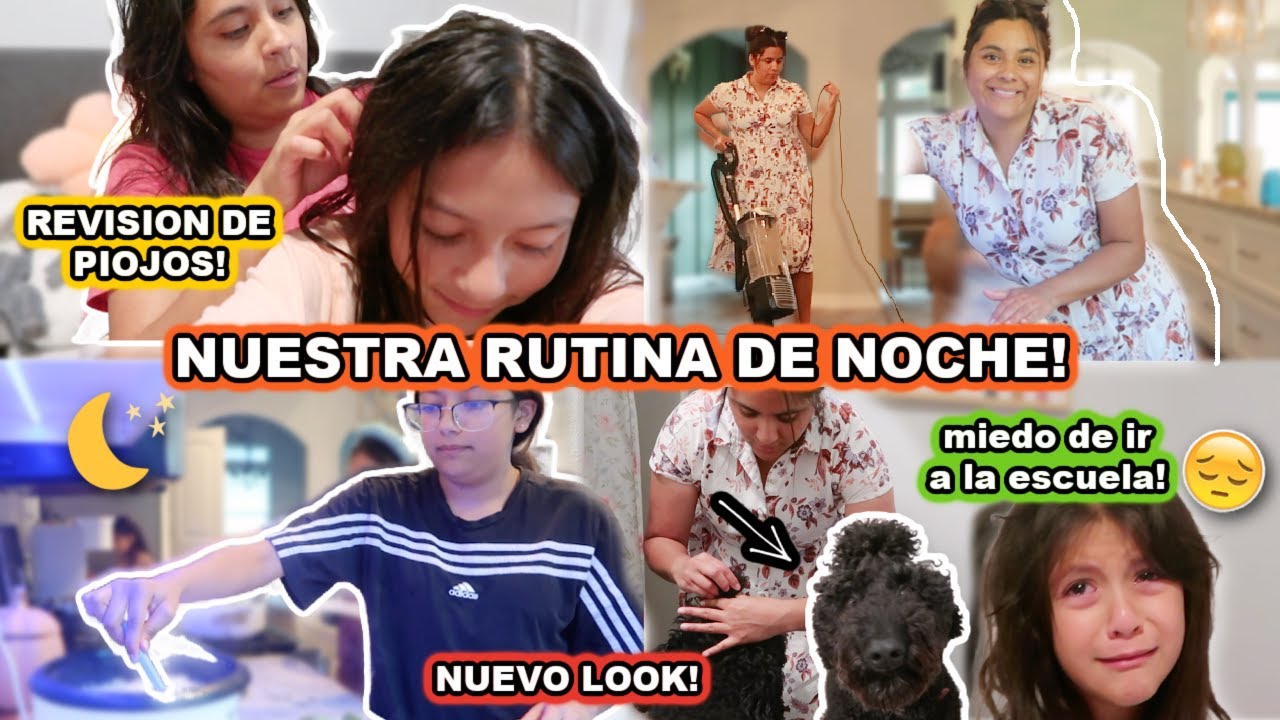 Llanto, tarea olvidada y revisión de piojos: nuestra Rutina de Noche real 😱