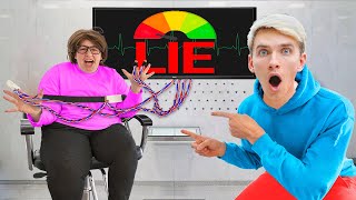 LIE DETECTOR TEST on MYSTERY NEIGHBOR!! (True Identity Reveal)