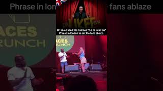 Dr. Likee live in london. Ghanaian comedian Dr. Likee Dr Likee O2 indigo Comedy show