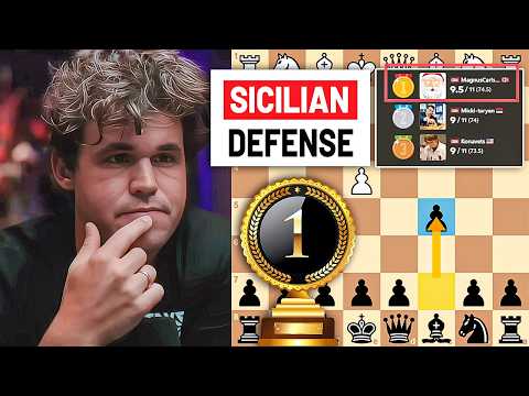 Magnus Carlsen Wins the Tournament with the Sicilian Defense