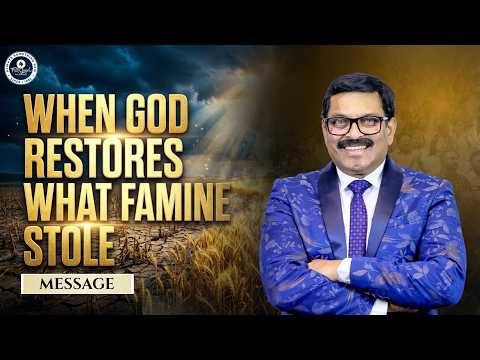 When God Restores What Famine Stole | English | Rev. Paul Thangiah | FGAG CHURCH | Kannuru