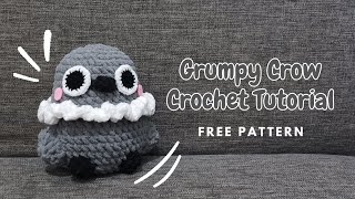 Crochet Grumpy Crow Sylus's Plushie Love and Deepspace #amigurumi