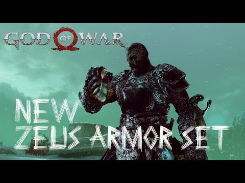 New Zeus Armor Set Show Case | God of War New Game Plus