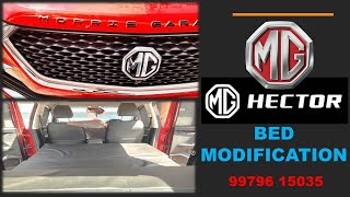 MG HECTOR : II कभी  नहीं देखा ऐसा BED MG car में II...:Mr.CAR Maeover,surat II 99796 15035 II Details