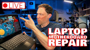 LIVE Laptop Motherboard Repair... Is That Even Possible?
