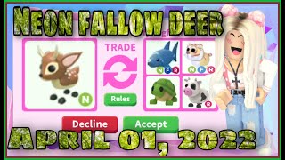 ⭐Fishy on X: Giving away NEW NEON FALLOW DEER in Adopt Me! Comment your  Roblox Username! ⭐️Support on tweet below will get the other Neon FALLOW  DEER!  / X