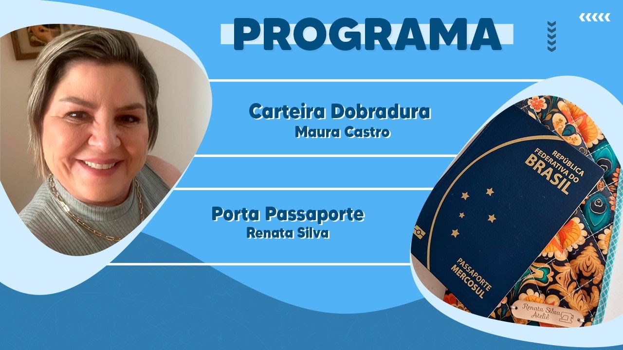 Porta Passaporte / Carteirinha - May Arteyra-Carrossel da Arte