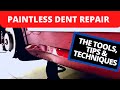 SMASHED ROCKER PANEL REPAIRED WITH PAINTLESS DENT REPAIR!