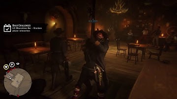 *INTERACCIÓN EN EL BAR* Drunken Player Interaction - Red Dead Online (Daily Challenge)