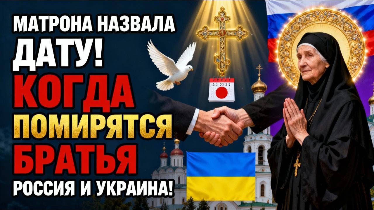 КОГДА ЗАКОНЧИТСЯ ВОЙНА — Святая Матрона знала ТОЧНУЮ ДАТУ! Что она сказала о России и мире!