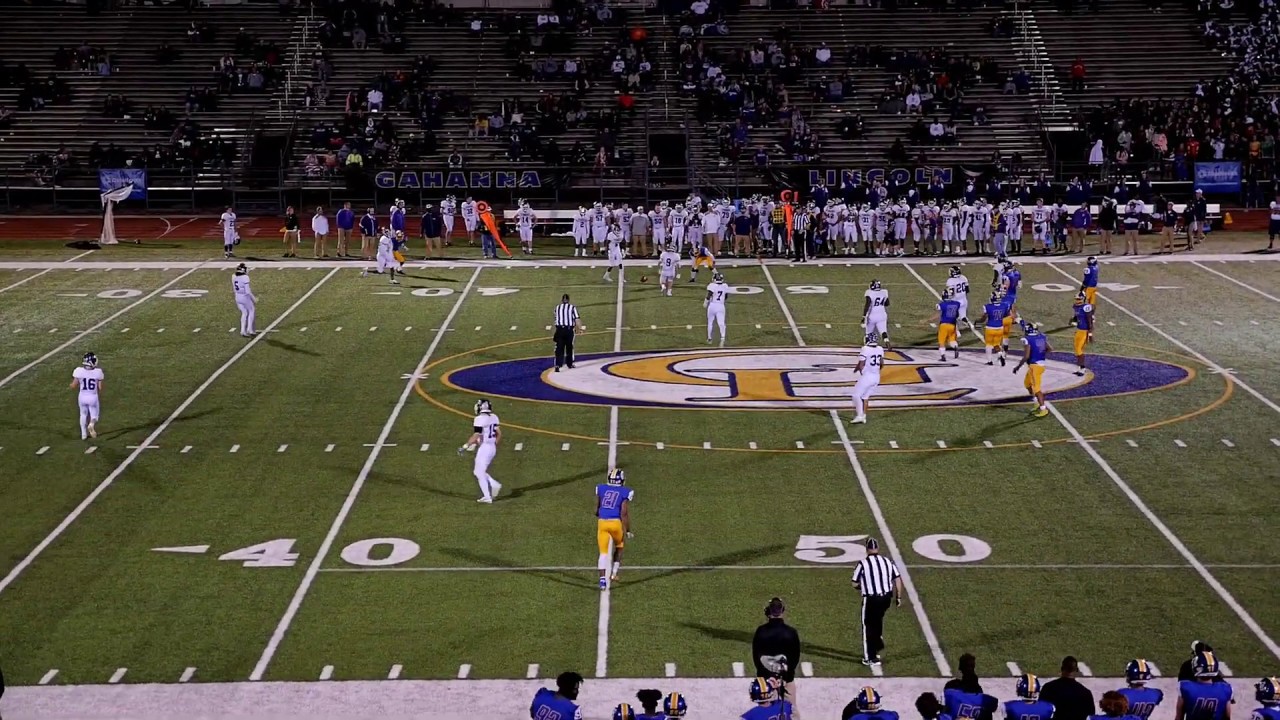 Gahanna Lincoln HS football game 4th touchdown 10/4 YouTube