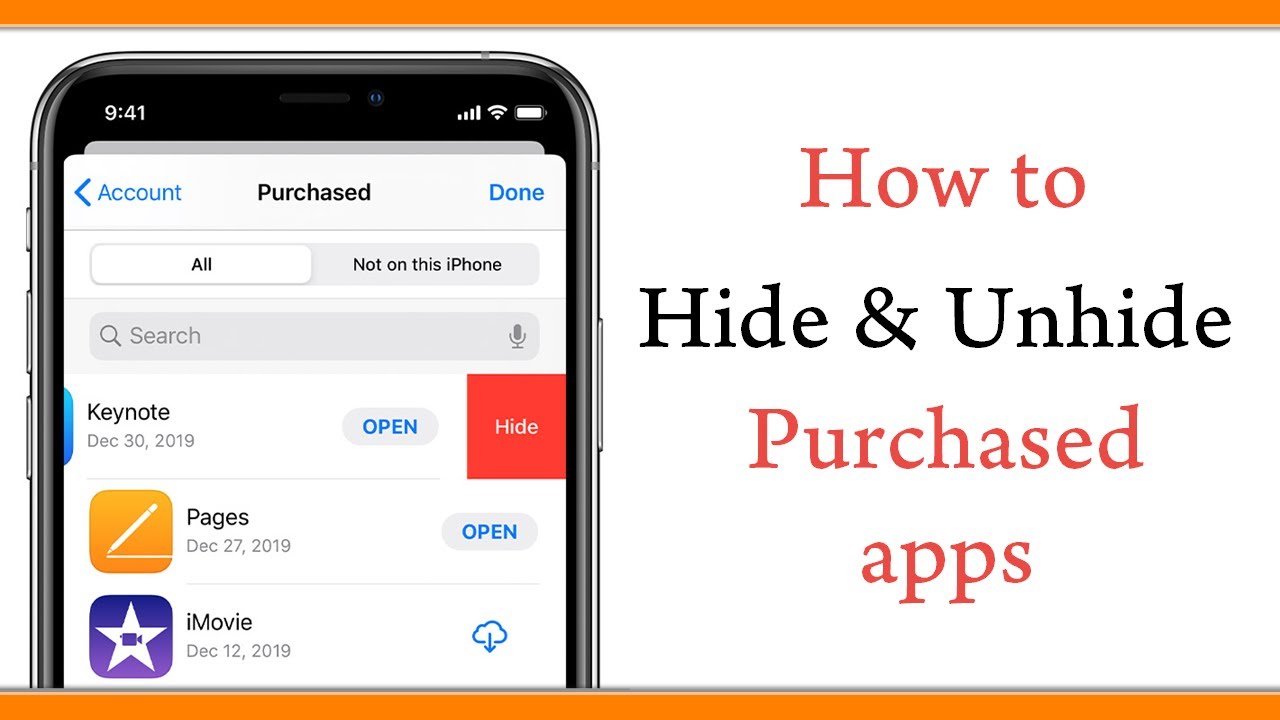 From app store remove purchases How to