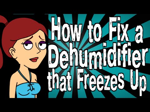 How to Fix a Dehumidifier that Freezes Up