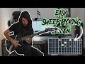 Sweep picking lick in e harmonic minor