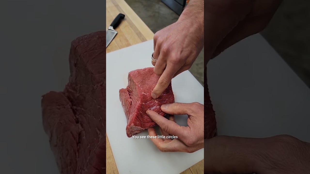 How do you cut meat 