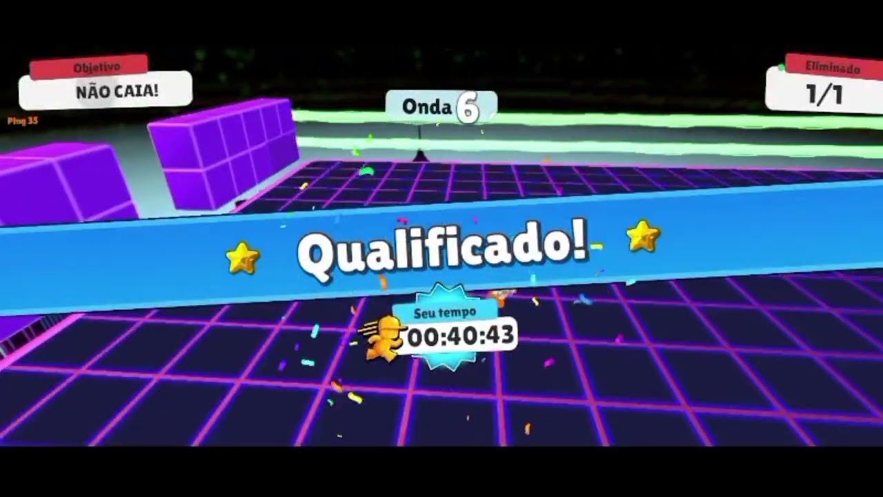 Jogando stumble guys