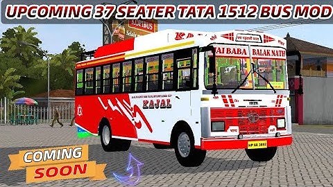 Upcoming 37 seater TATA 1512 Bus Mod || Coming Soon || Him Herox || New Mod || Bussid