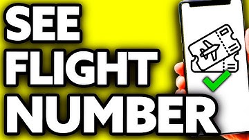 How To See Flight Number in Ticket (Very EASY!)