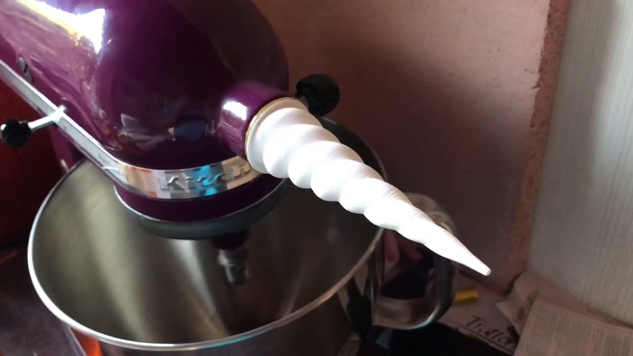 Kitchenaid Stand Mixer Unicorn Horn Attachment Kitchenaid 