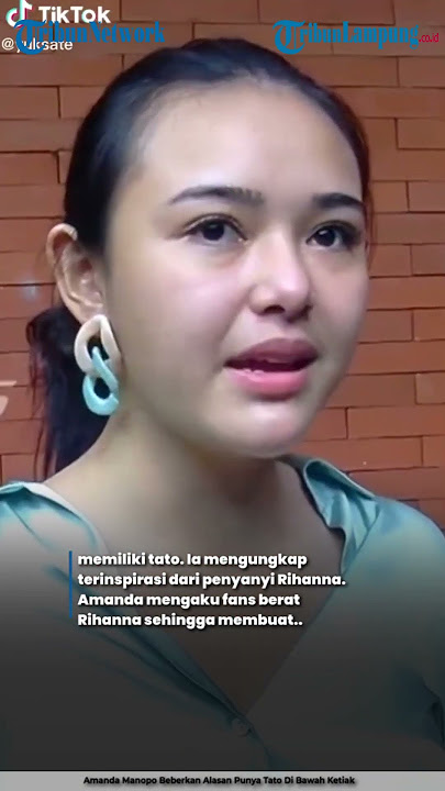 Amanda Manopo beberkan alasan punya tato di bawah ketiak #artis #tribunlampung