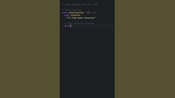 JS Example - Understanding Closures in ES6