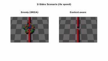 Adaptive Learning for Multi-Agent Navigation