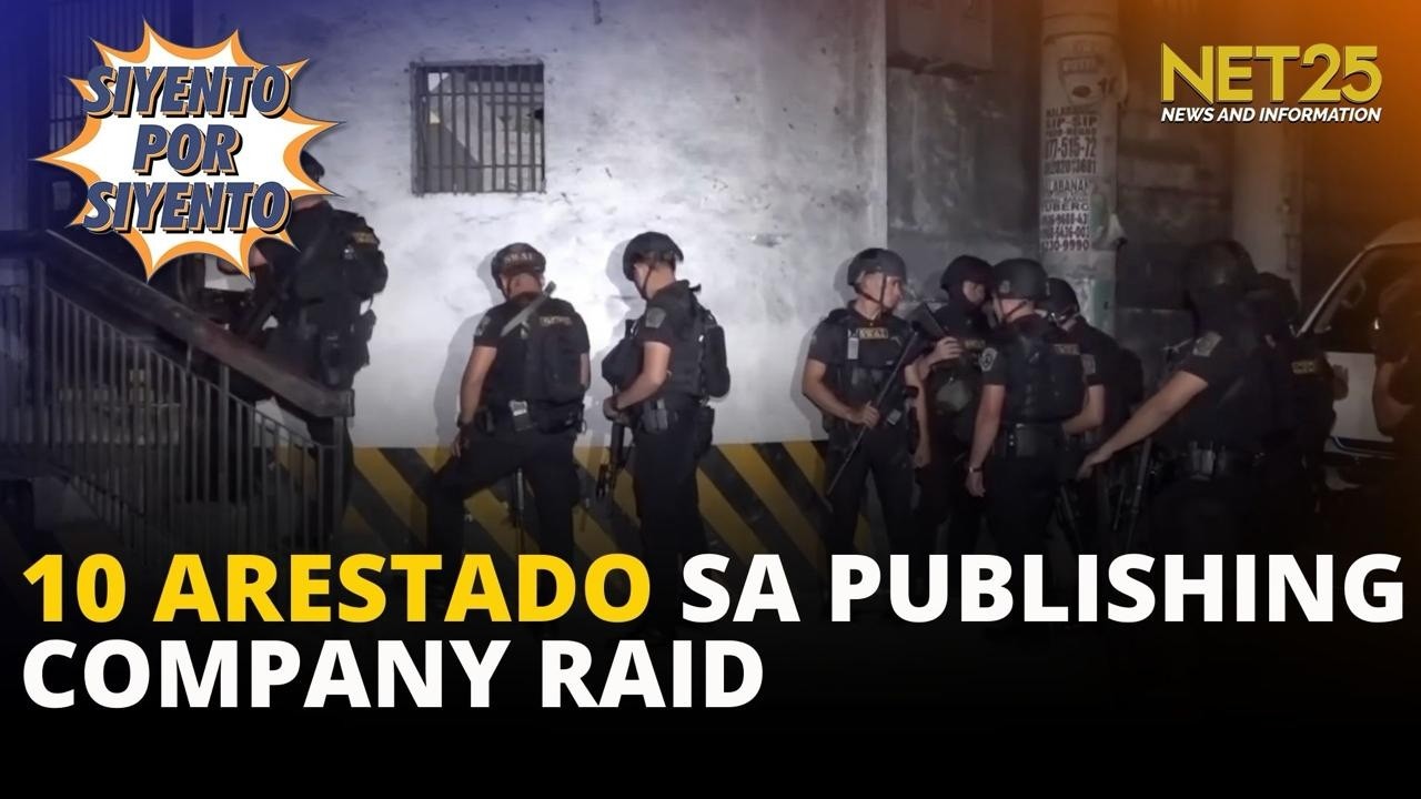 Publishing company, puwersahang pinasok; 10 arestado sa QC
