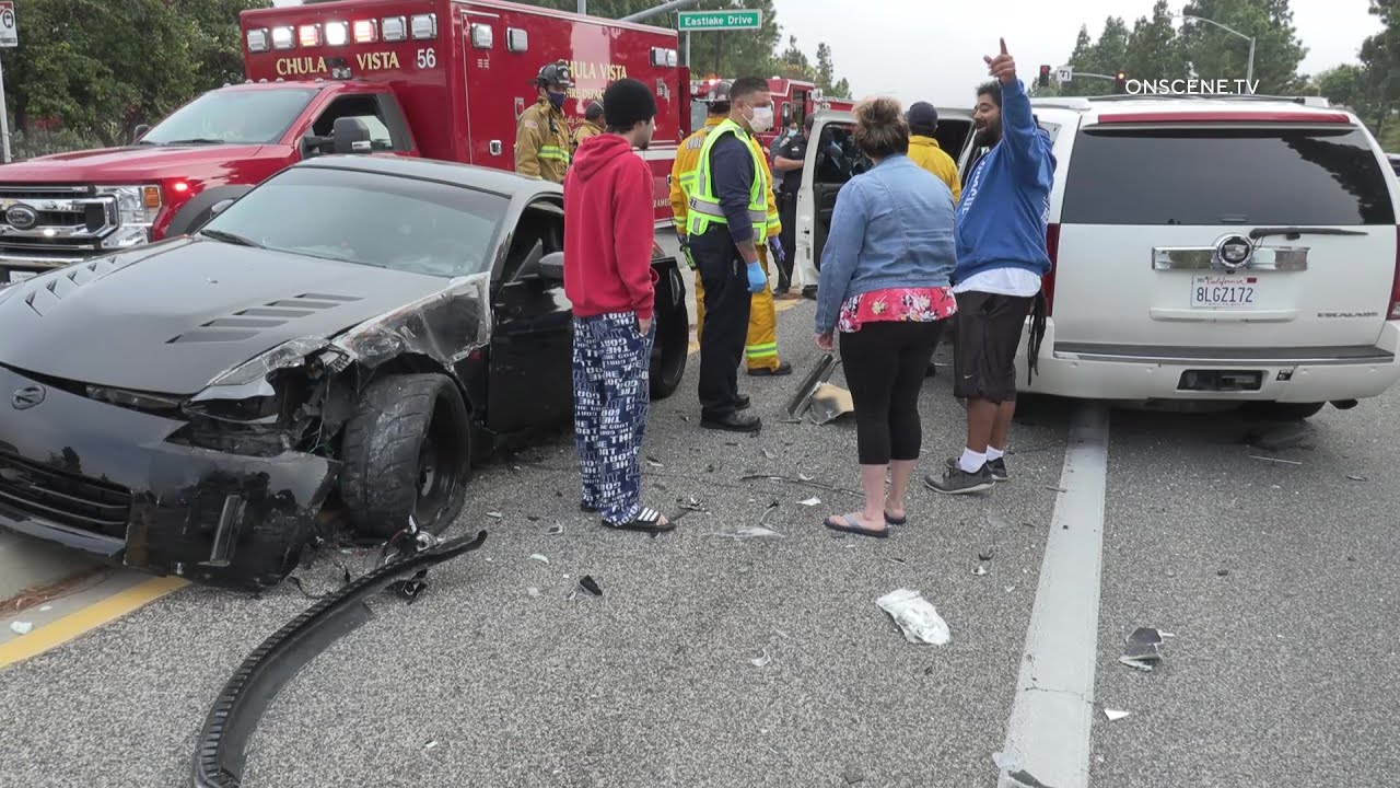 Man Causes Crash, Blames it on His Car | Chula Vista - YouTube