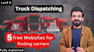 Truck dispatching course Lec-9 | 5 free websites for carriers | earn money online | profit diaries