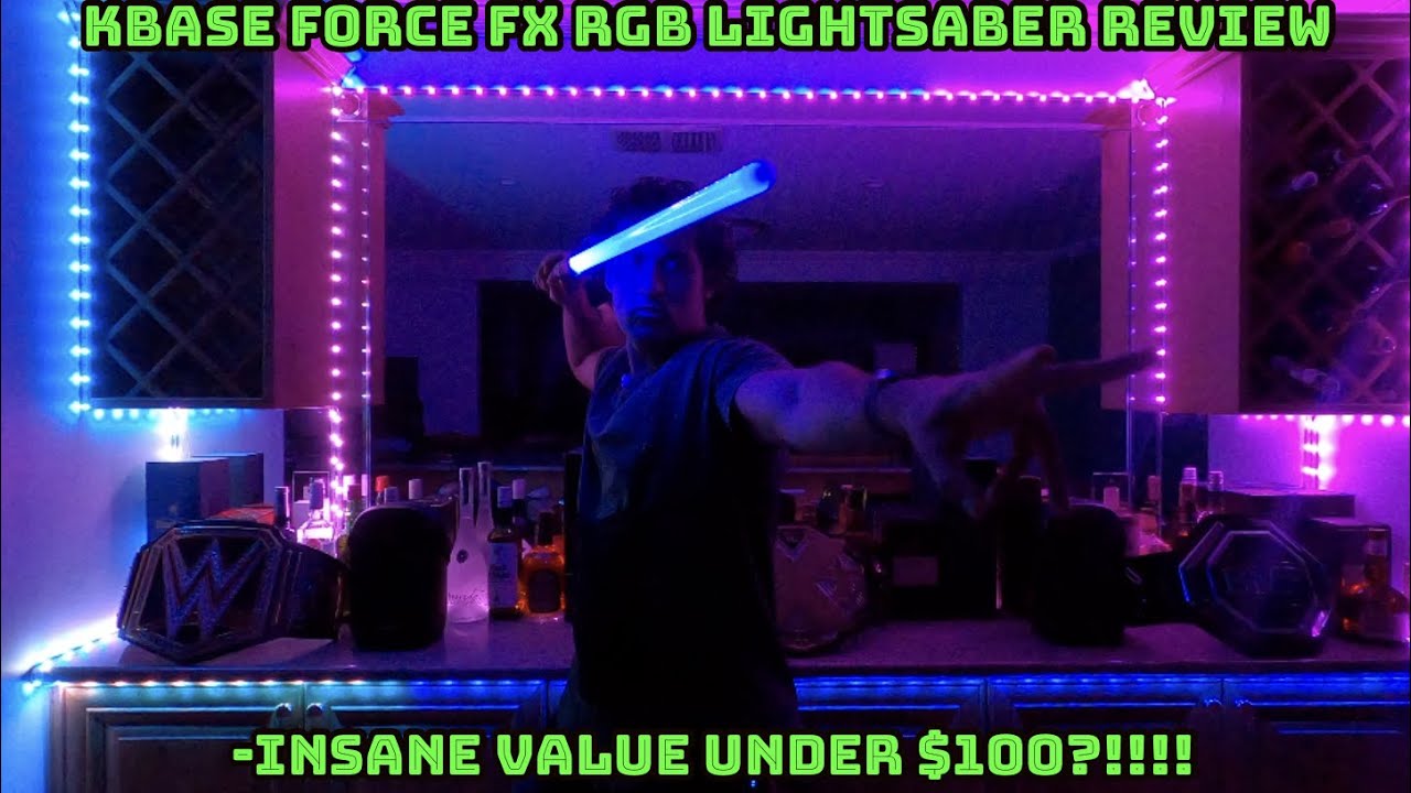 KBASE Force FX RGB Lightsaber Review - Insane Value Under $100?!!!!