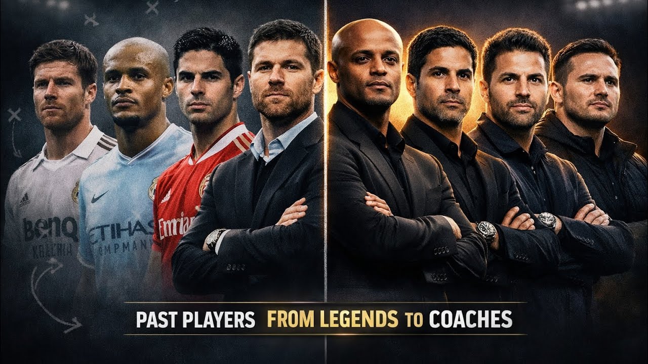From Legends to Coaches: How Alonso, Arteta & Kompany Took Over Football