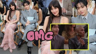 Kim Taehyung with Dakota Johnson and Cynthia,  Enjoy Gracie Abrams at Vogue World