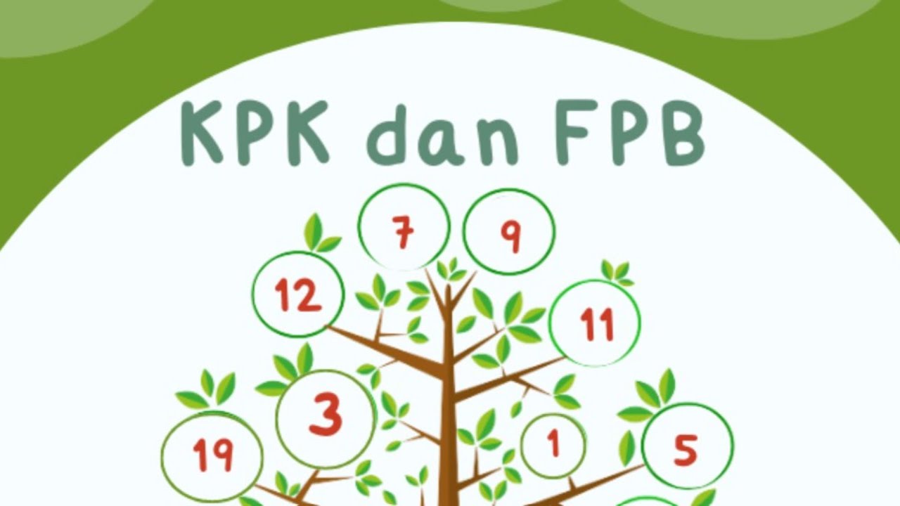 FPB KPK (METODE PEMBAGIAN BILANGAN PRIMA) - YouTube