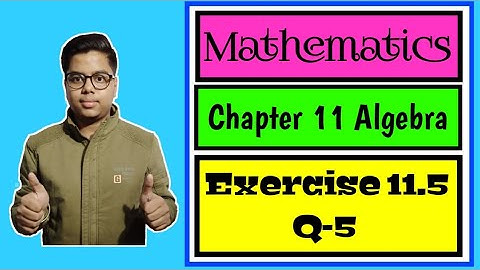 Maths Class 6 | Chapter 11 | Algebra | Exercise 11.5 | By Romesh Varshney