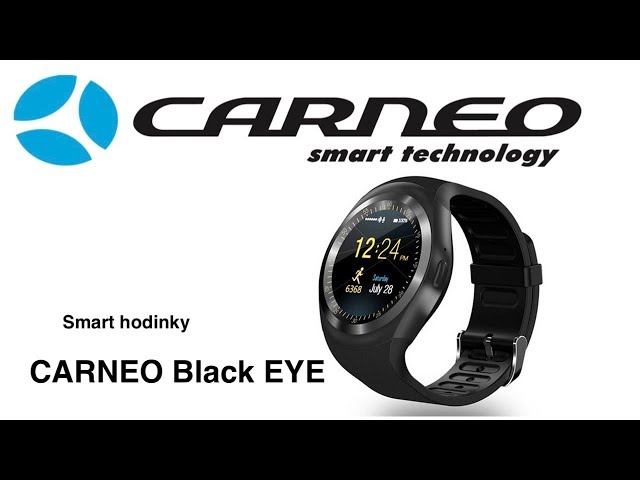 Smart hodinky CARNEO Black EYE - YouTube