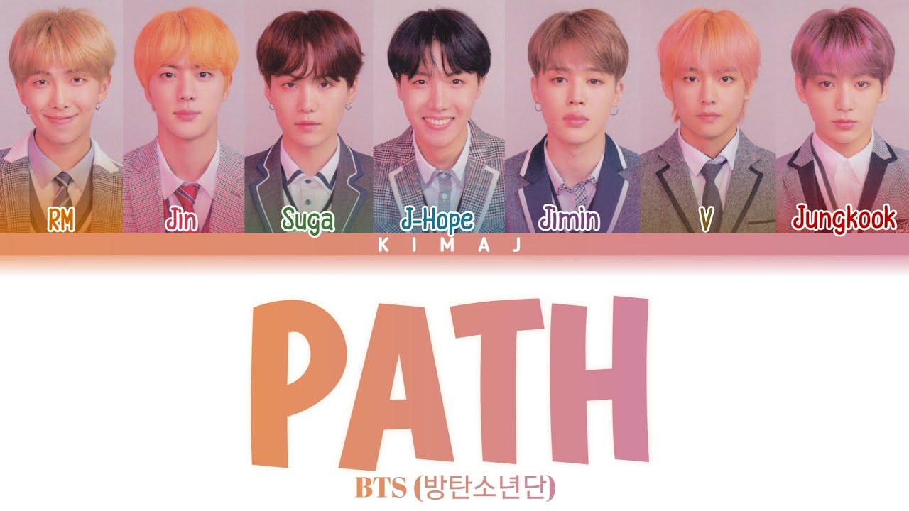 [BTS] 'Path' (Road) Color Coded Lyrics Han/Rom/Eng - YouTube