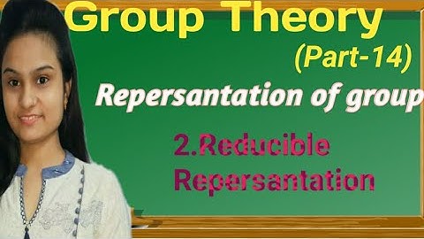 Group Theory Part-14|Reducible Repersantation for NET GATE by vinita Choudhary