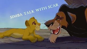 The Lion King - Simba talk with Scar (HD)