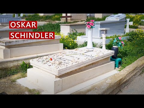 Могила Оскара Шиндлера в Иерусалиме