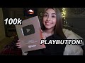 UNBOXING MY 100K PLAYBUTTON!
