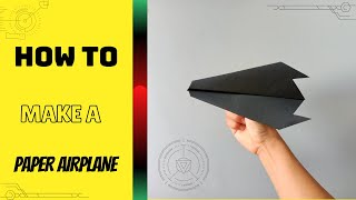 How to make the world record airplane paper airplane