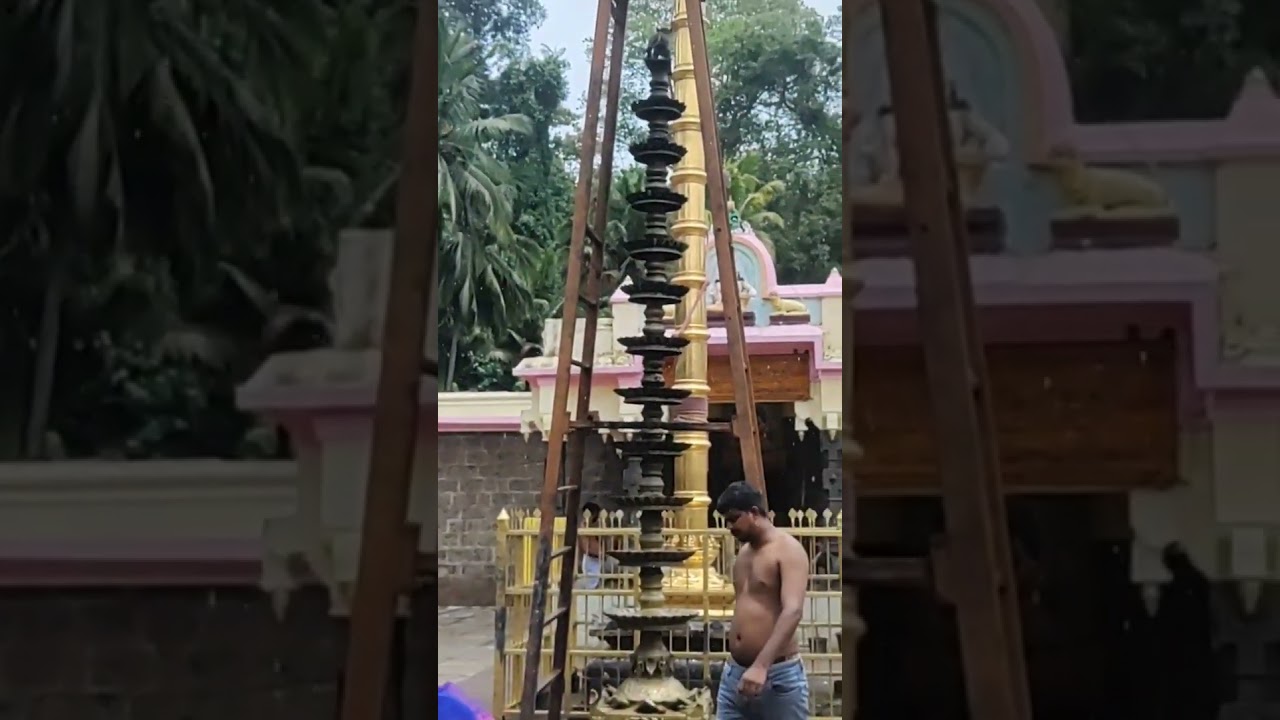 OM swamye saranam Ayyappa Sri poorna pushkala kandher Dharmasastha Temple Achankovil