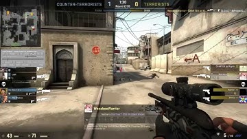 HACKER SPOTTED (Wall hack and trigger bot)