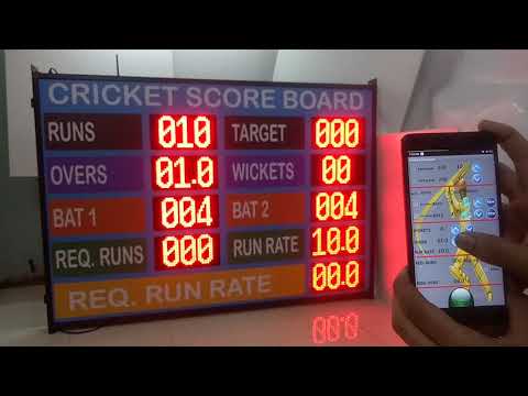 Vertaxis Cricket Scoreboard - video from Vertaxis Futuretech