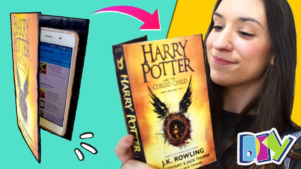 📗 ¡¡ESCONDE tu MOVIL en una FUNDA en forma de LIBRO!! 📗 + CAJA Organizador en forma de LIBRO manualidades de animales